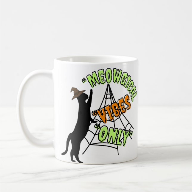 Caneca De Café A árvore caramba, halloween (Esquerda)