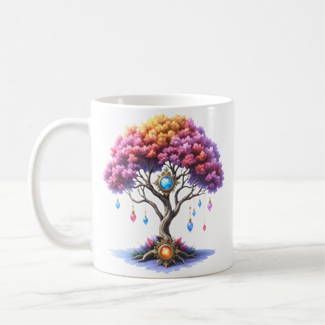 Caneca De Café A Árvore Celestial do Devir. (Esquerda)