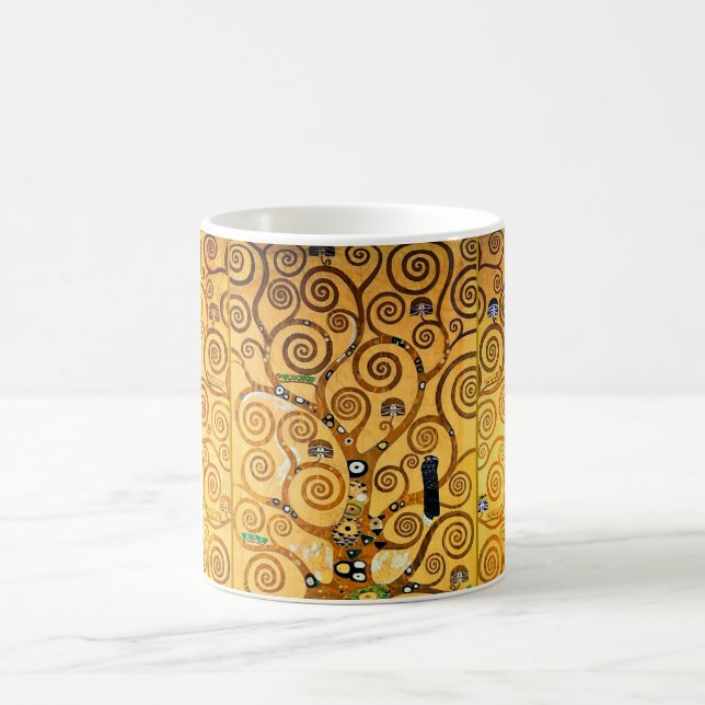 Caneca De Café A Árvore da Vida, Gustav Klimt (Centro)
