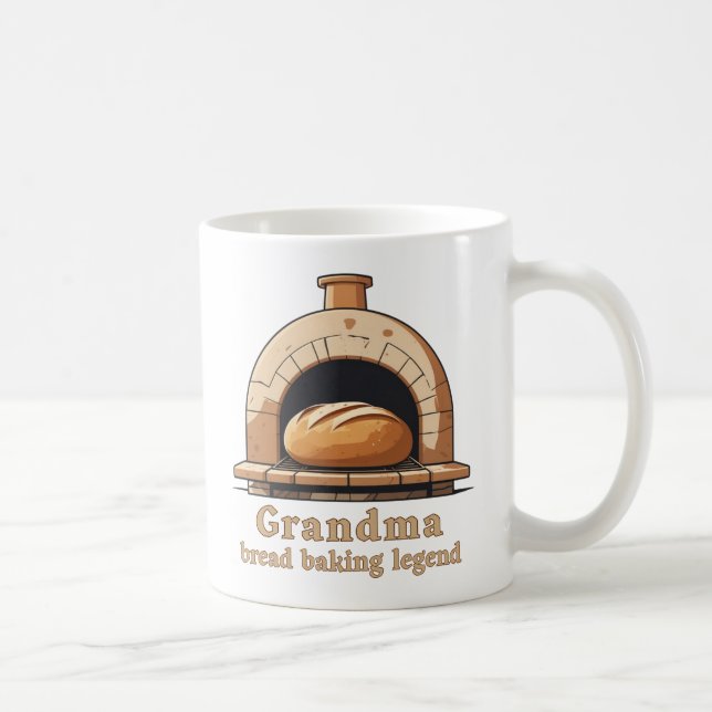 Caneca De Café A avó é uma lenda da panificação (Direita)