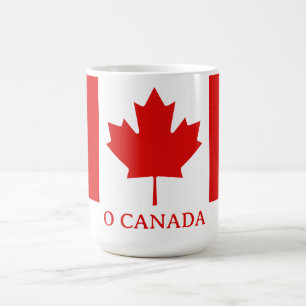 Caneca De Café A bandeira da Folha de Bordo do Canadá