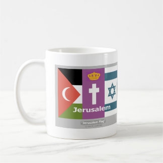 Caneca De Café A bandeira de Jerusalém