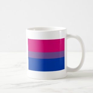 Caneca De Café A bandeira do Bi voa para o orgulho bissexual