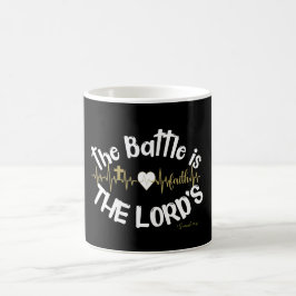 Caneca De Café A Batalha é a Citação das Escrituras KJV do Senhor