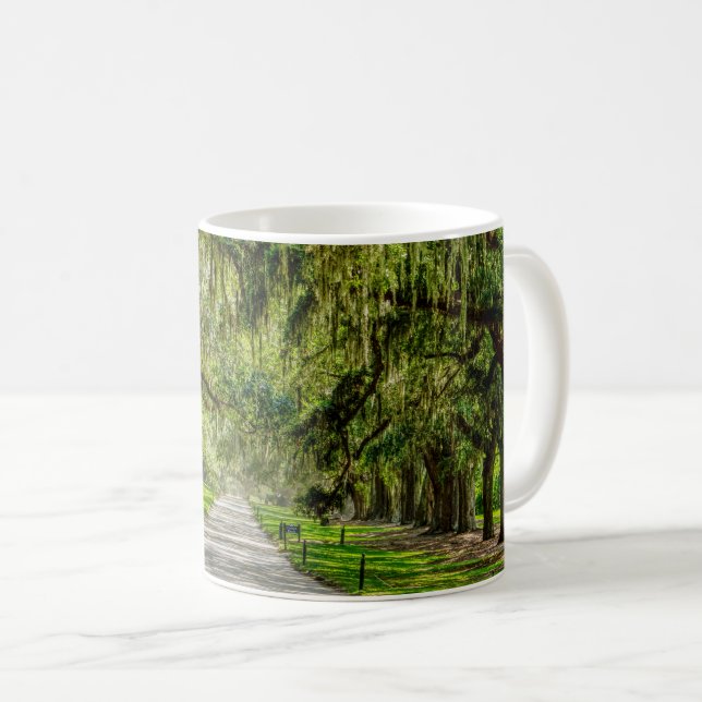 Caneca De Café A Bela Avenida Da Xarope De Café De Oaks (Frente Esquerda)