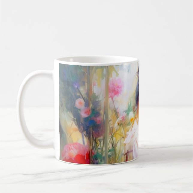 Caneca De Café A Beleza das Flores (Esquerda)