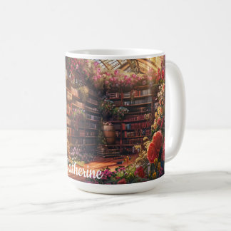 Caneca De Café A Biblioteca Aconchegante
