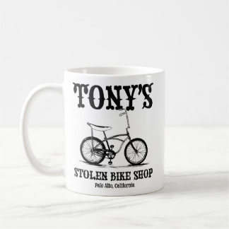 Caneca De Café A bicicleta roubada de Tony Compra os anos 70