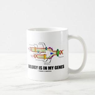 Caneca De Café A biologia está em meus genes (a réplica do ADN)