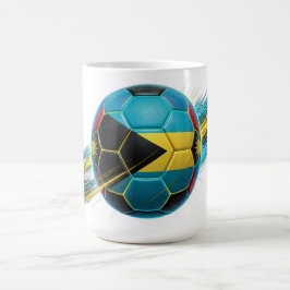 Caneca De Café A Bola de Futebol das Bahamas | Estádio Pronto | E
