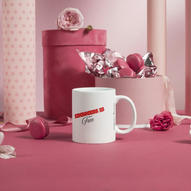 Caneca De Café A bondade é grátis (Criador carregado)