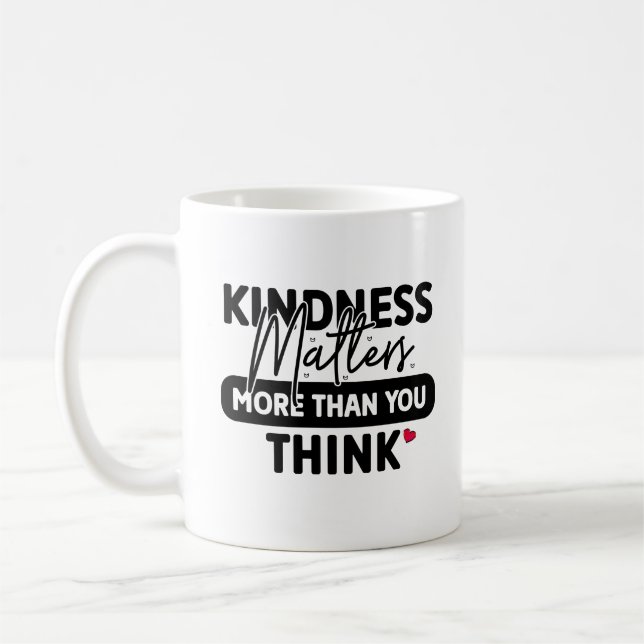 Caneca De Café A bondade moderna é importante (Esquerda)