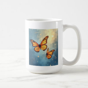 Caneca De Café A borboleta brilhante Mugs