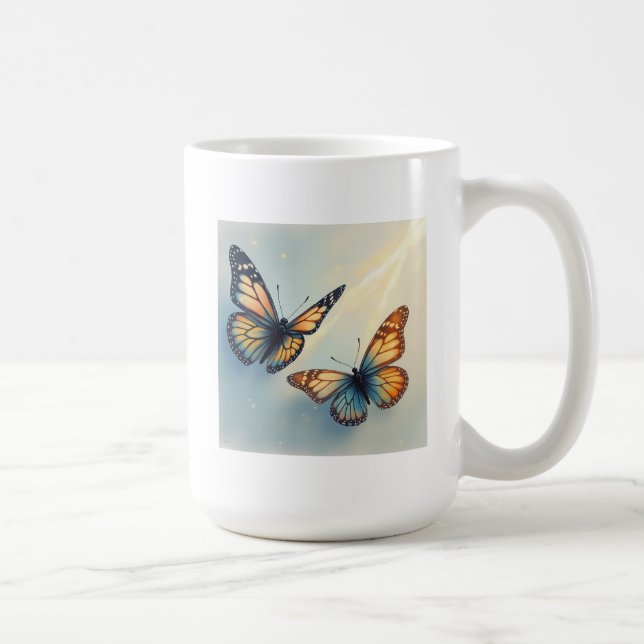 Caneca De Café A borboleta Mugs (Direita)