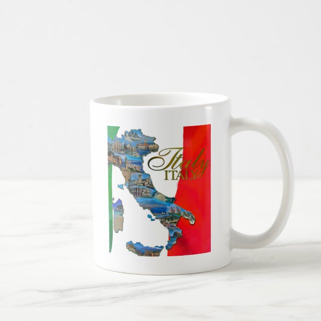 Caneca De Café A "bota italiana " (Direita)