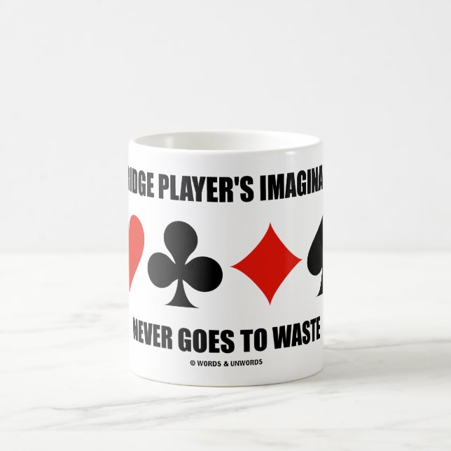 Caneca De Café A Bridge Player's Imagination Never Goes To Waste (Centro)
