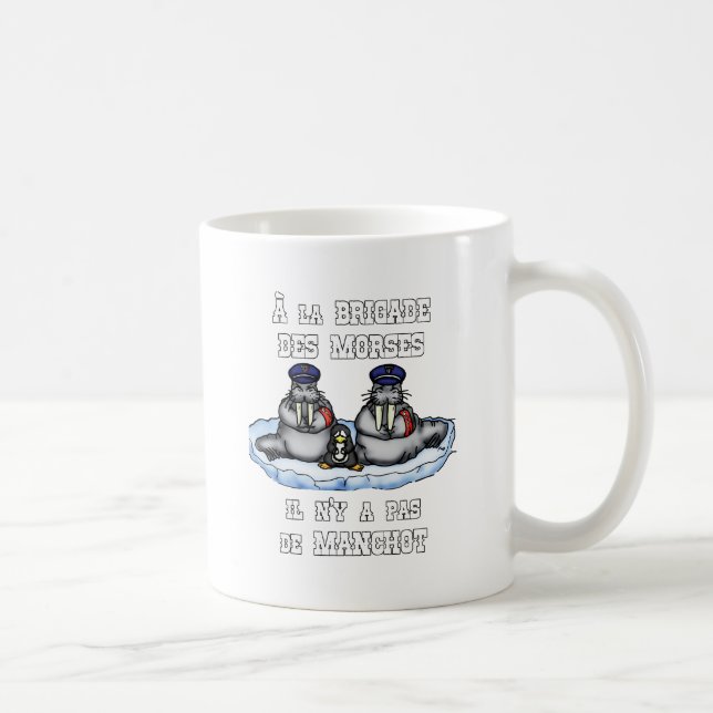 Caneca De Café À BRIGADA dos MORSE não há MANETA (Direita)