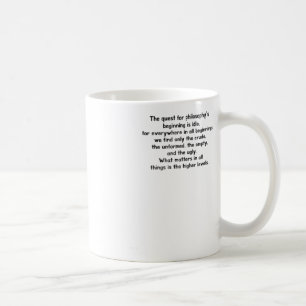 Caneca De Café A Busca Pelo Início da Filosofia é Ociosa