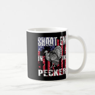 Caneca De Café A caça à Turquia masculina atira-me no caçador de