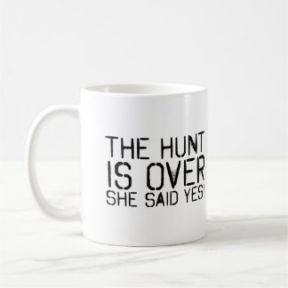 Caneca De Café A Caça Acabou Ela Disse Sim Ideia Divertida para o