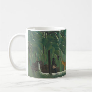 Caneca De Café A Cachoeira de Henri Rousseau, Arte Fina Antiga