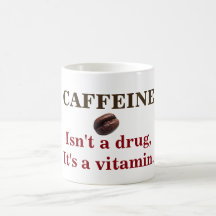 A cafeína não é uma droga