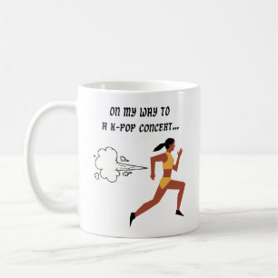 Caneca De Café A caminho de um concerto do Pop