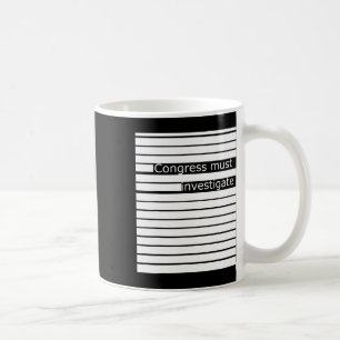 Caneca De Café A Camiseta do Relatório Mueller Ag Rr Redigido