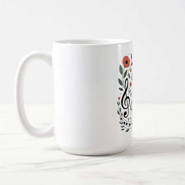 Caneca De Café A Canção Da Vida Começa Com A Mãe (Esquerda)