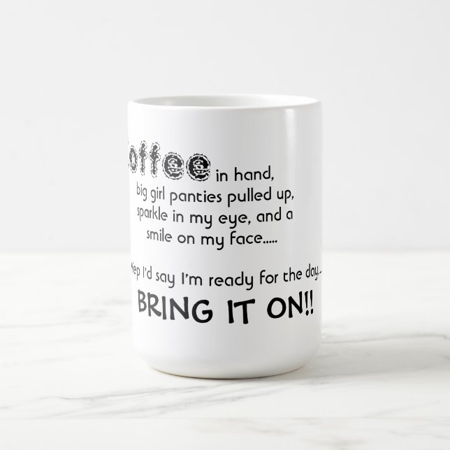 Caneca De Café A caneca/citações "trá-lo em " (Centro)