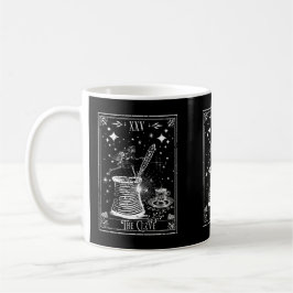 Caneca De Café A Carta de Tarot de Café Turco Cezve
