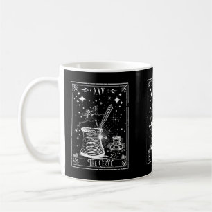 Caneca De Café A Carta de Tarot de Café Turco Cezve