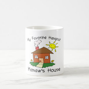 Caneca De Café A casa de Mamaw favorito do lugar frequentado
