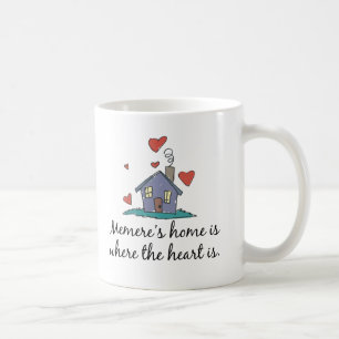 Caneca De Café A casa de Memere é o lugar onde o coração está