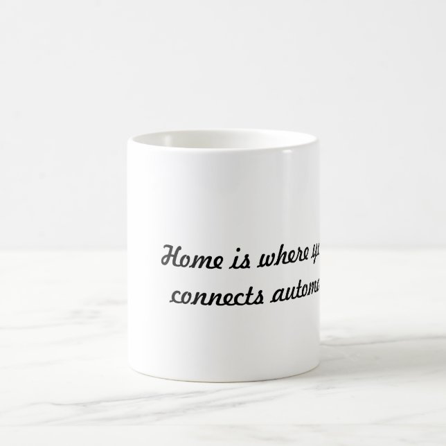 Caneca De Café A casa é o lugar onde… (Centro)