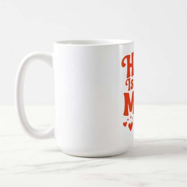 Caneca De Café A Casa É Onde A Mãe Está (Esquerda)