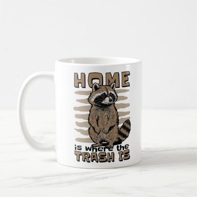 CANECA DE CAFÉ A CASA É ONDE ESTÁ O TRASH (Esquerda)