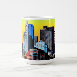 Caneca De Café A Casa Personalizada Boston EUA Máscara de Poster