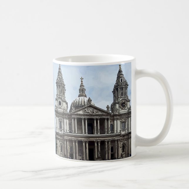 Caneca De Café A catedral de St Paul (Direita)