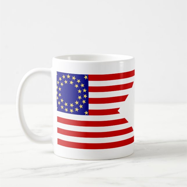 Caneca De Café A cavalaria dos Estados Unidos sétimos luta a (Esquerda)