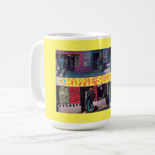 Caneca De Café A cena de Hippie, Retro, Vintage