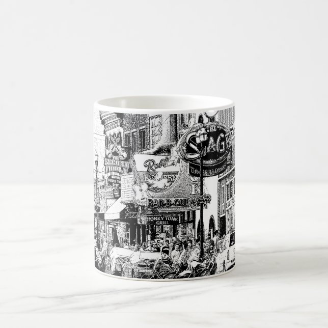 Caneca De Café A cena de Nashville — Coffee Mug (Centro)