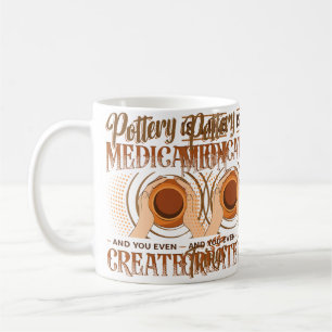 Caneca De Café A Cerâmica É Como Meditação Você Até Cria Coisas