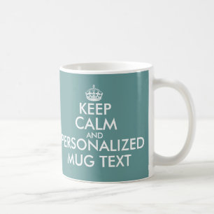 Caneca De Café A cerceta KeepCalm verde agride o modelo de