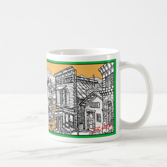 Caneca De Café A cidade de Tincup (Direita)