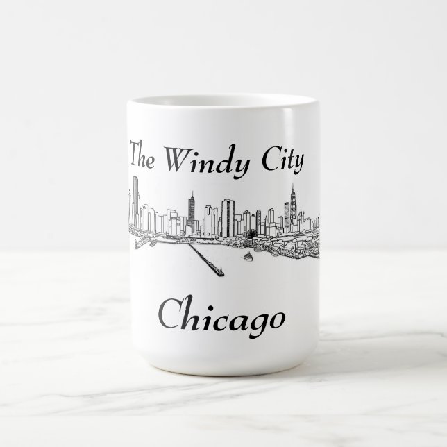 Caneca De Café A cidade ventosa Chicago (Centro)