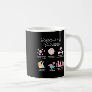 Caneca De Café A Ciência é meu Dia dos Namorados Química Biologia