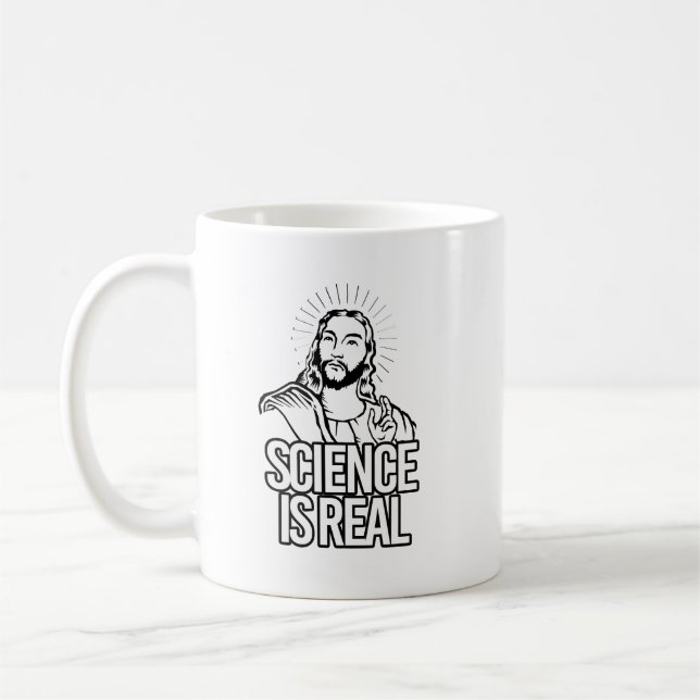 Caneca De Café A Ciência é Real (Esquerda)