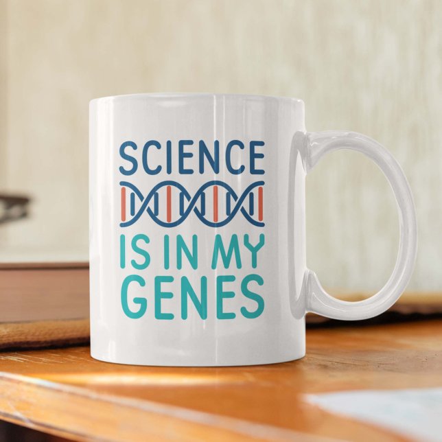 Caneca De Café A Ciência Está Nos Meus Genes (Science Is In My Genes Coffee Mug)