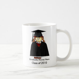 Caneca De Café A classe de 2010 adiciona a imagem graduada